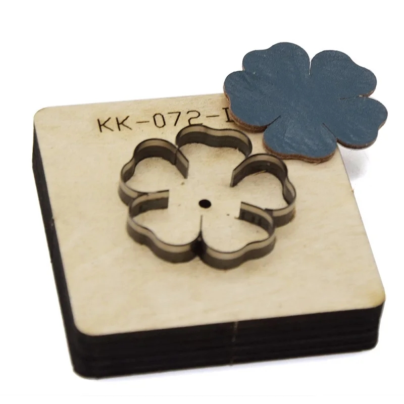 

Flower Design Leather Die Cutting Template,DIY Leather Keychain Cuter,Stencil Flower Crafts Die Cutters,Leather Die Cut