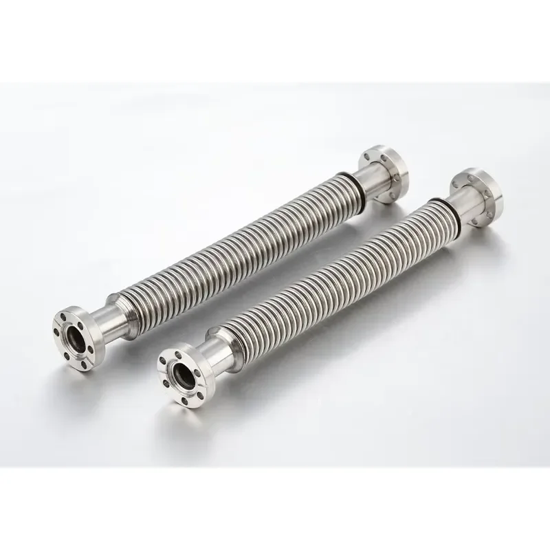 CF100 Seamless Stainless Steel Vacuum Bellows Flexible Spiral Welding Pipe National Standard Industrial Corrugated Hose Tube