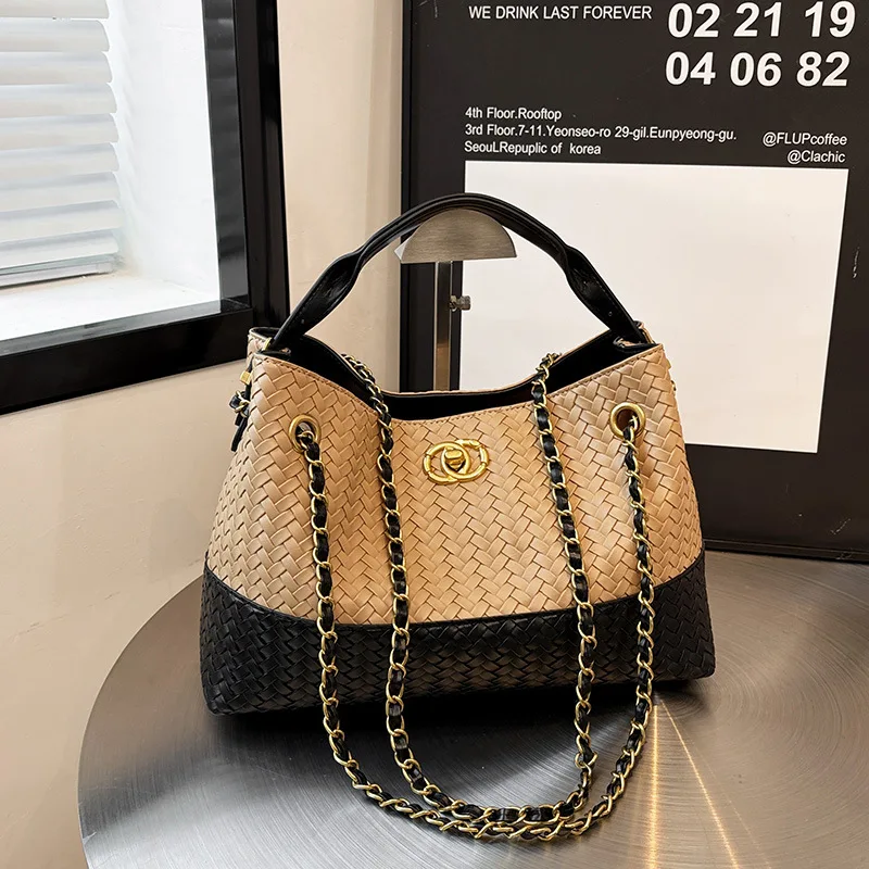 

Просторная сумка через плечо 2025 года, многосторонняя трансформируемая сумка через плечо для женщин, большая сумка «день-ночь», сумка из веганской кожи