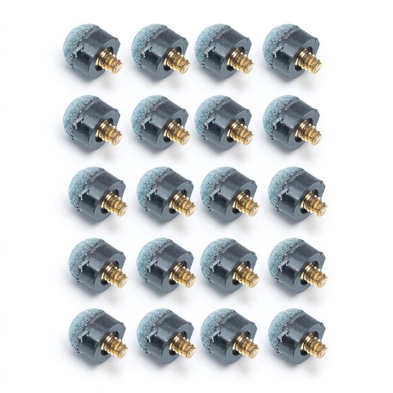 

20 pcs Replacement Screw On For Billiard Stick Accessories Pool Stick Tips Cue Tip Replacement Pool Cue Tips