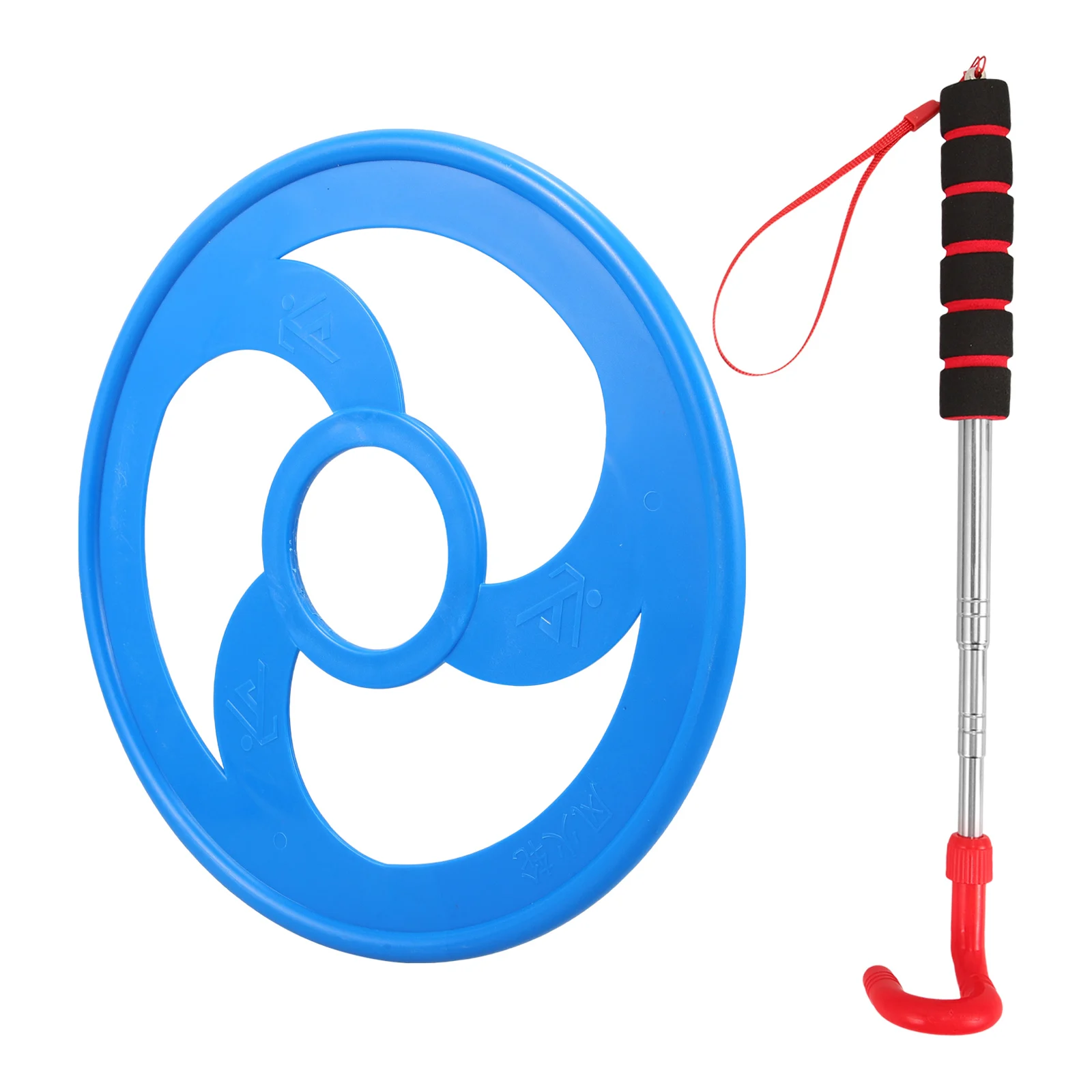 

Blue Medium Kids Hand Push Rolling Toys Plastic Training Teens Educational Outdoor Fitness Accessories Youth