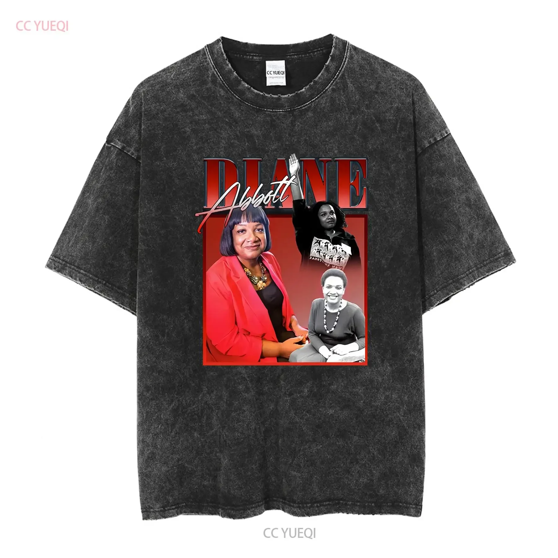 DIANE ABBOTT Homage T shirt Funny UK Socialist Anti Tory Theme You Scumbag Maggot We Love long or short sleeves vintage Washed