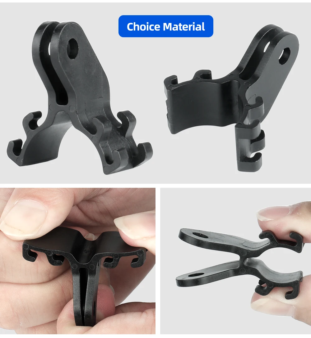 Fahrradhalterung aus Aluminiumlegierung, vorderer Lichtlampenständer, Gopro-Halterung, Basis, Computeradapter, passend für Trek Bontrager Blendr Cervelo – Detail 12