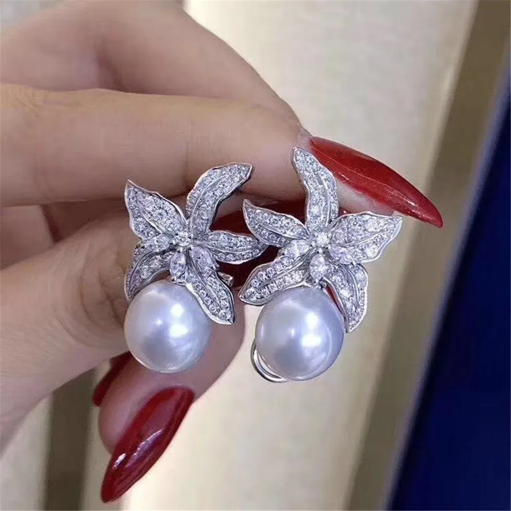 925 Stamped Alloy Gold Plating Pearl Earrings Setting DIY Jewelry Findings, Craft Supplies Handmade Earrings Accessory No Pearl