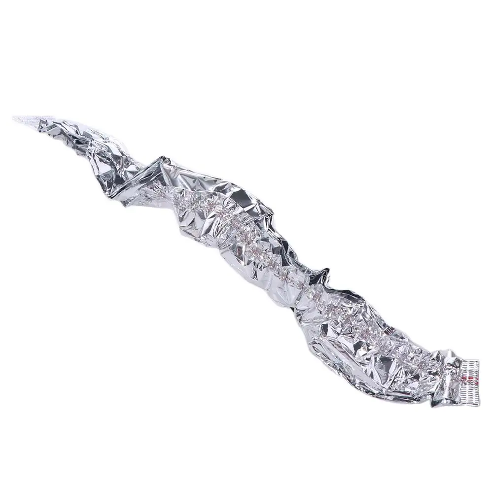 

100 шт. многоразовая крышка для чаши из алюминиевой фольги, эластичная лента, выдвижная крышка для сохранения свежести, универсальная серебряная защитная крышка для посуды