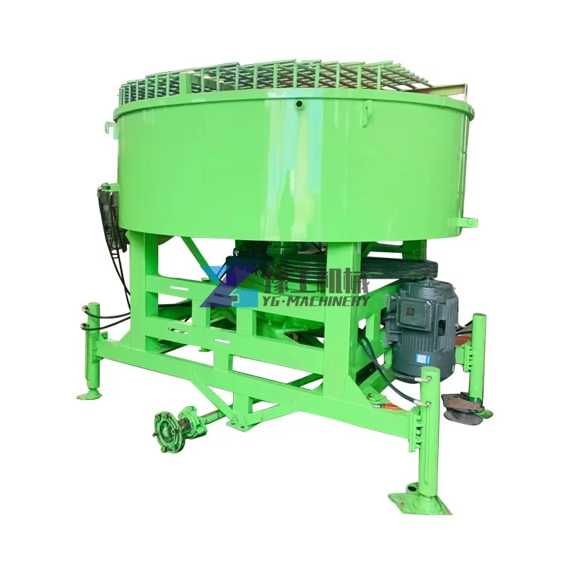 

1000L Concrete Mortar Cement Storage Machine JW1000 Pan Concrete Mixer