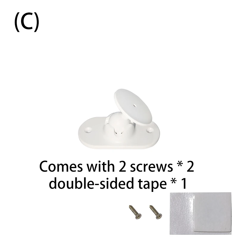 Bracket Holders & Stands For Wall Mount Smart Mmwave Radar Presence/PIR Motion Sensor Desk Accessories Multi Angle Rotatable