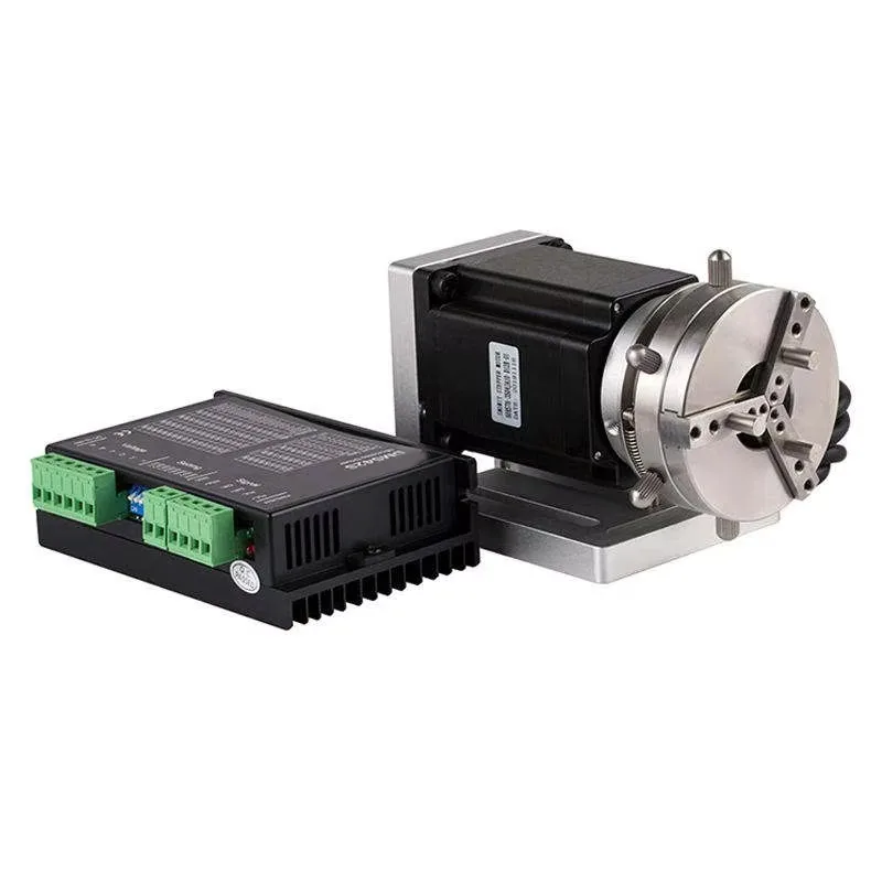 

Вращающееся устройство диаметром 69 мм, ось ротационного расширения + привод для волоконных лазерных маркировочных машин и гравировальных станков с CO2