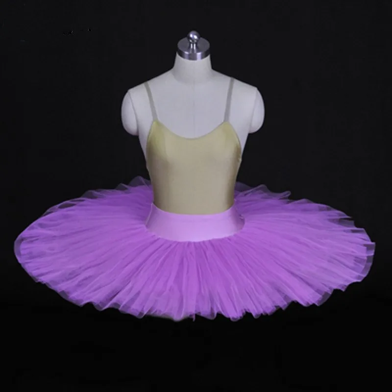 

Professional Well Standing Women Girls Ballet Dance Practice Wear Purple Pancake Tutu