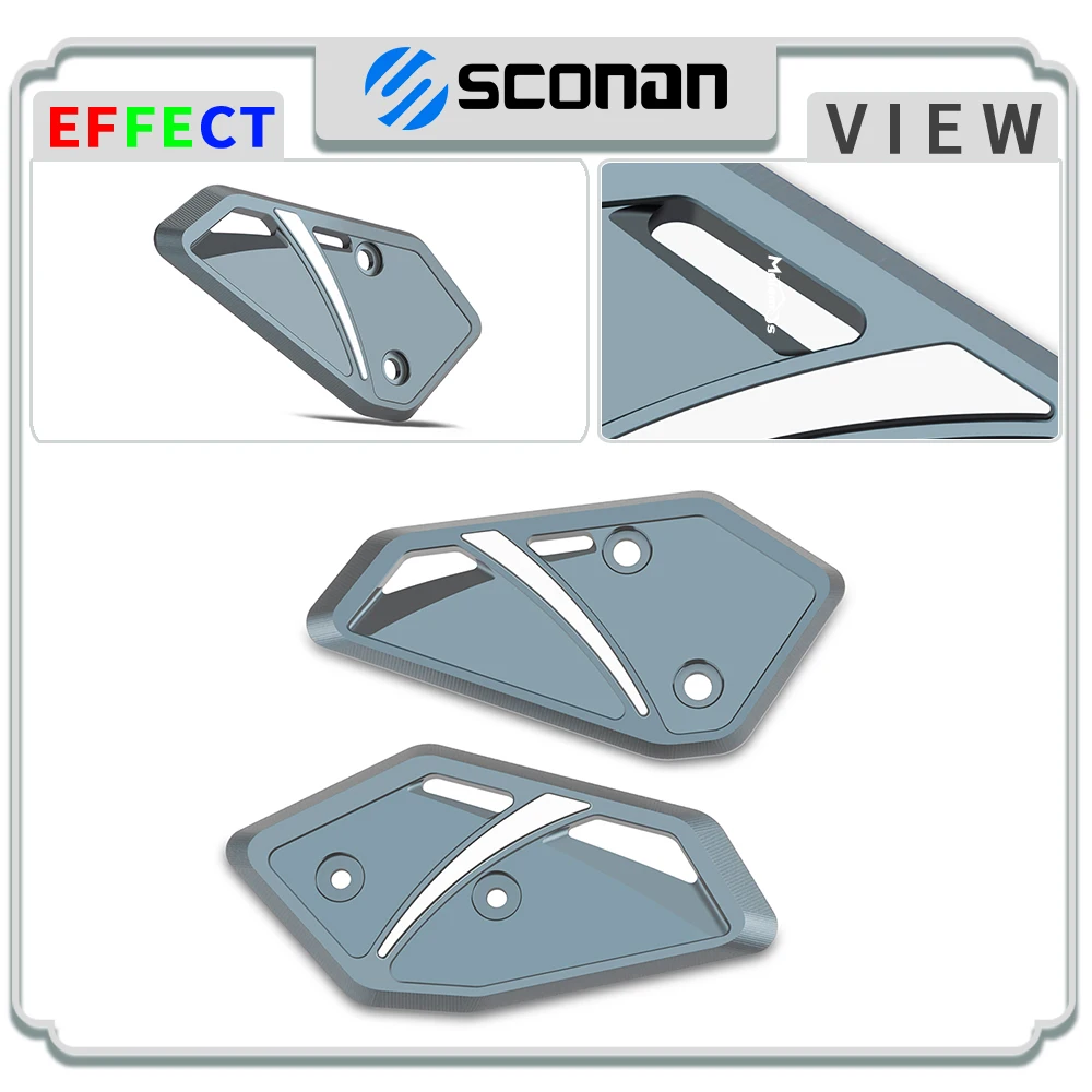 

For MT07 MT-07 FZ07 XSR 700 xsr700 2015-2024 Motorcycle Footrest Pedal Protector Accessories Heel Plates Guard Cover