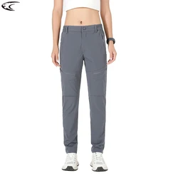 LNGXO Hiking Pants Women 4-Way Stretch Waterproof Summer Cargo Pants Trekking Climbing Camping Outdoor Sports Mountain Trousers