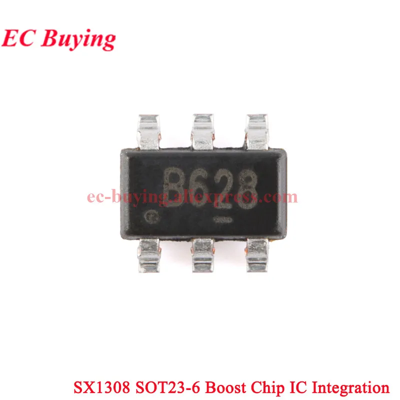 1Pc-20Pcs SX1308 DC-DC Step Up Adjustable Power Supply Module Step-Up Boost Converter Board 2-24V to 2-28V 2A  Smart Electronics