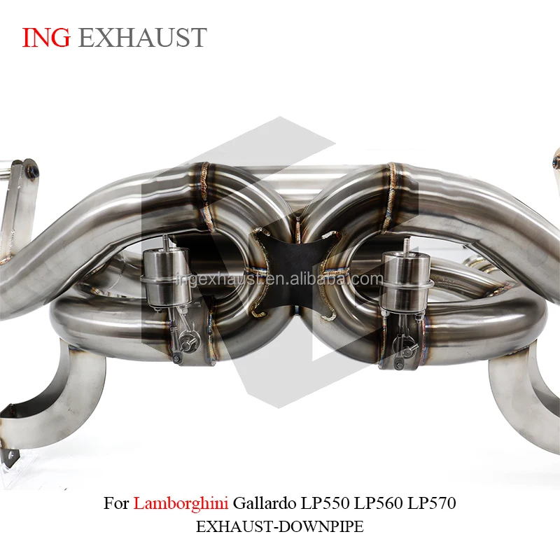ING منتج جديد العادم الفولاذ المقاوم للصدأ Catback صمام العادم لامبورغيني LP550 2010 + هوراكان LP580 LP610 أو EVO 5.2 V10