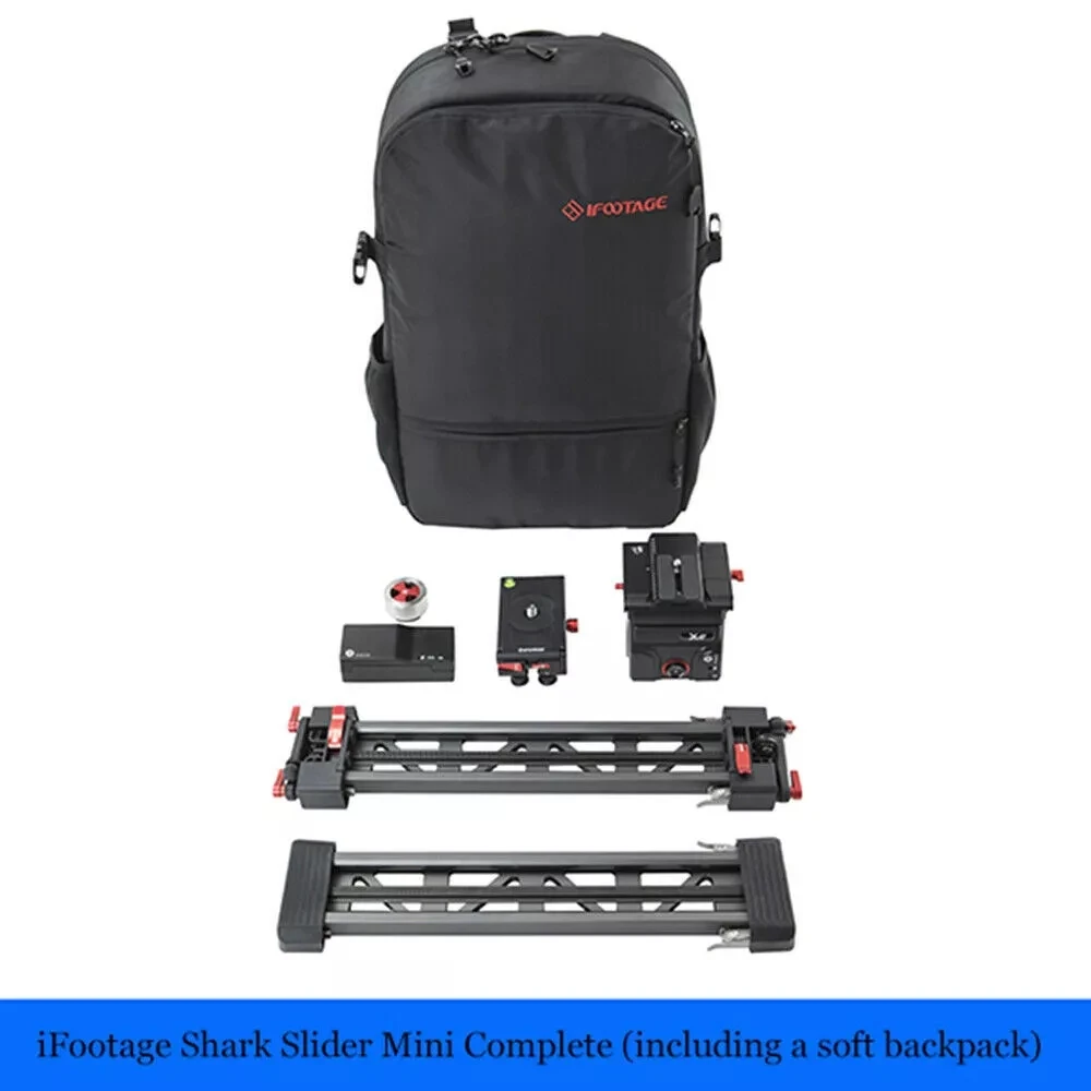 IFootage Shark Slider Mini Camera Slider Extendable Video Dolly Track Portable for DSLR Camcorders Motor 3 Axis Optional