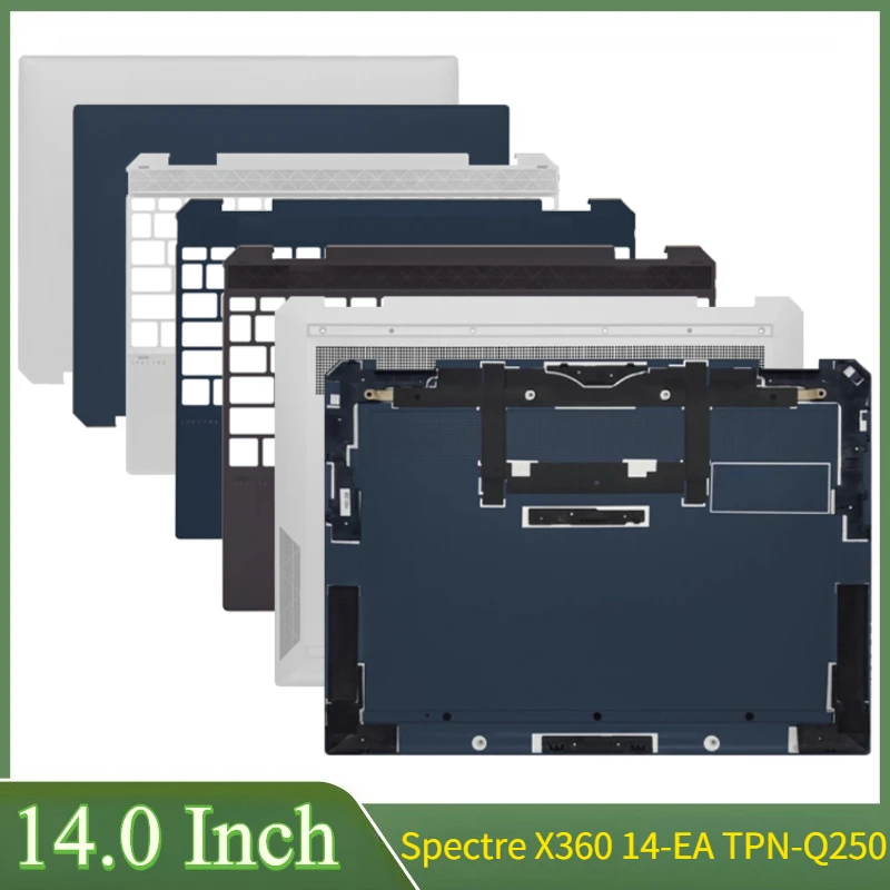 

14 "Новый для ноутбука серии Spectre X360 14-EA TPN-Q250, задняя крышка ЖК-дисплея, передняя панель, упор для рук, верхняя нижняя часть корпуса, задняя крышка, верхний корпус