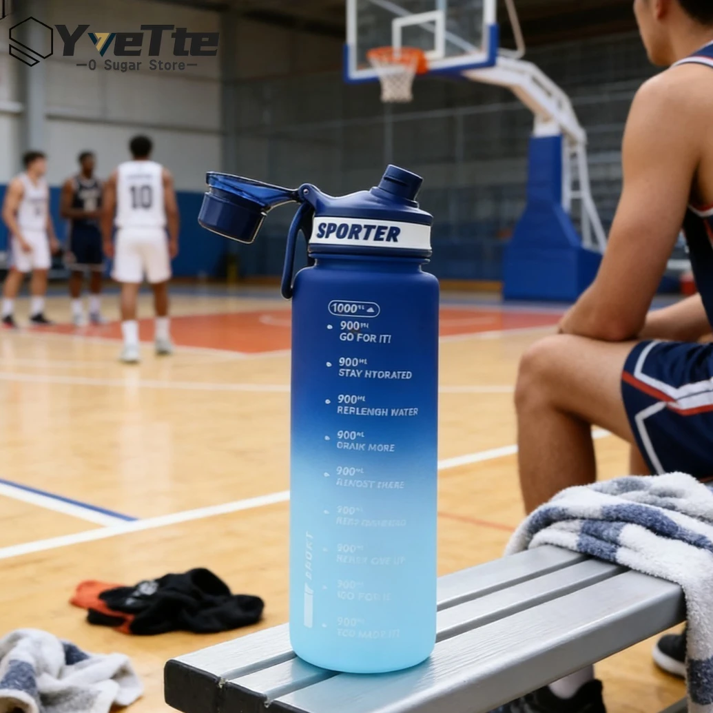 

Gourde 1L Tomatodo Water Aesthetic Sports Drinking Bottle Picnic Plastic Gym BPA Free Botella De Agua 1 Litros Garrafa