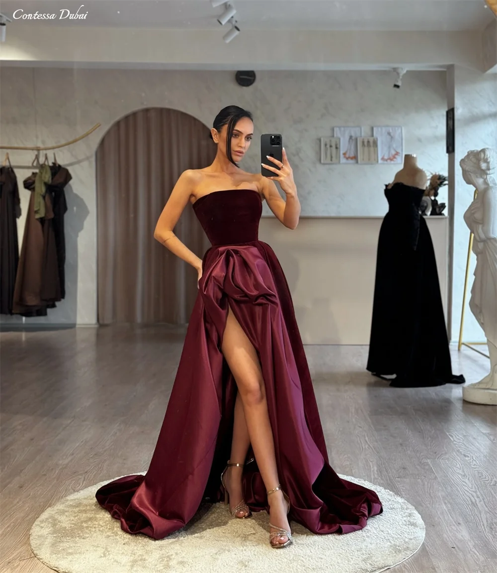 

Contessa Custom Evening Dress Satin Mermaid Prom Dress Pink Corset Party Dress Formal Gown Wedding Guest Bridesmaid Long Dress