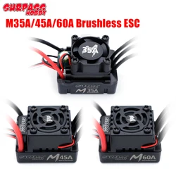 Surpass Hobby M35A M45A M60A Brushless ESC 2-3S Built-in BEC Waterproof Speed Controller For 1/10 1/12 1/14 RC Buggy Monster