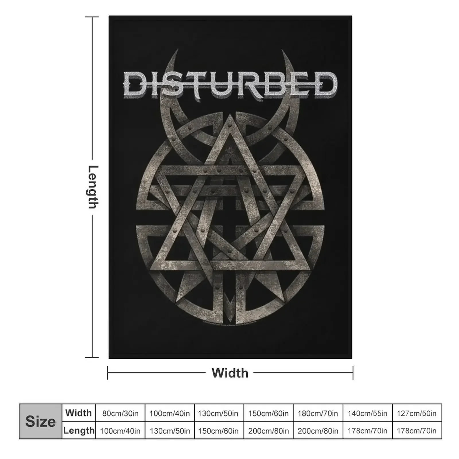 Disturbed Throw Blanket Decorative Beds Summer Luxury Brand blankets and throws Blankets