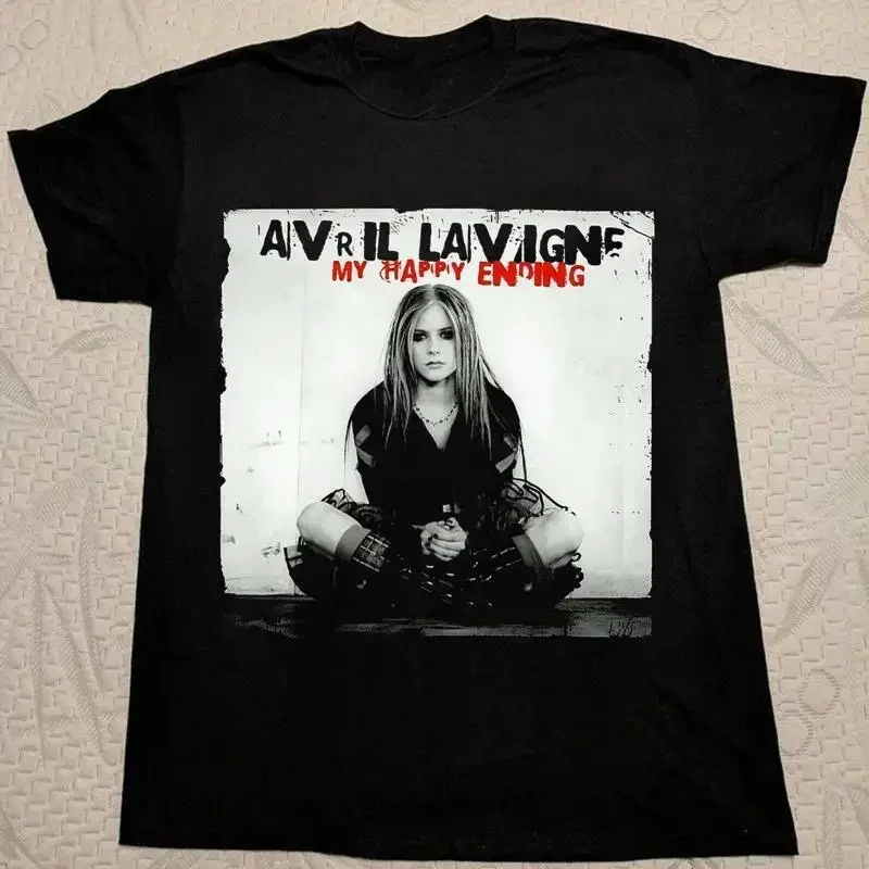 Vintage Mein Happy End Avril Lavigne T Shirt Short sleeve S to 5XL