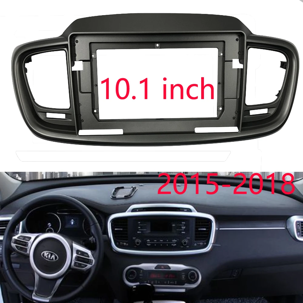 9/10.1 Inch For KIA Sorento 2015-2018 Refitting Fascia Panel 2 DIN Car Stereo Frame Radio DVD Fascia MP5 Panel Plate Trim Kit