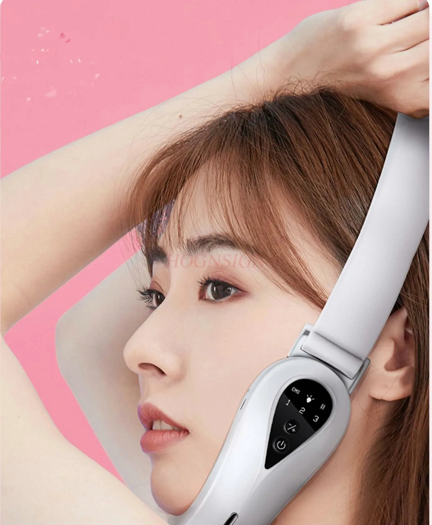 スリムフェイスデバイス、顔と二重あごをリフトアップして引き締め、男性の美顔用小型Vフェイス器具