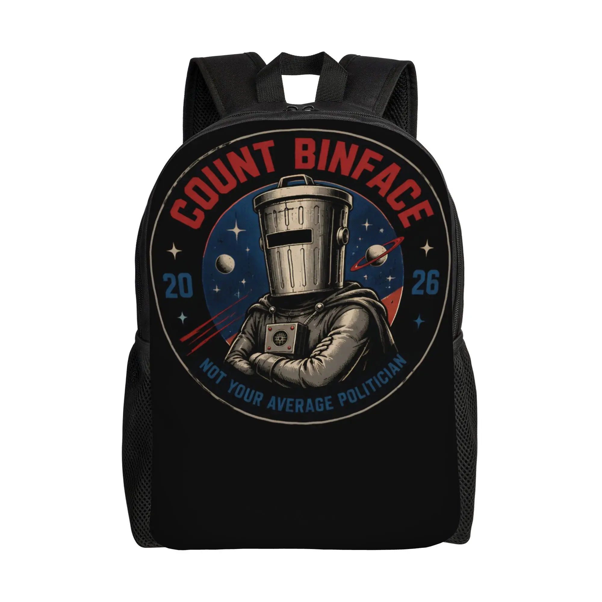 Count Binface Vote Count Binface Funny Election Backpack for Men High School Daypack  Laptop Computer Canvas Bags with Pocket