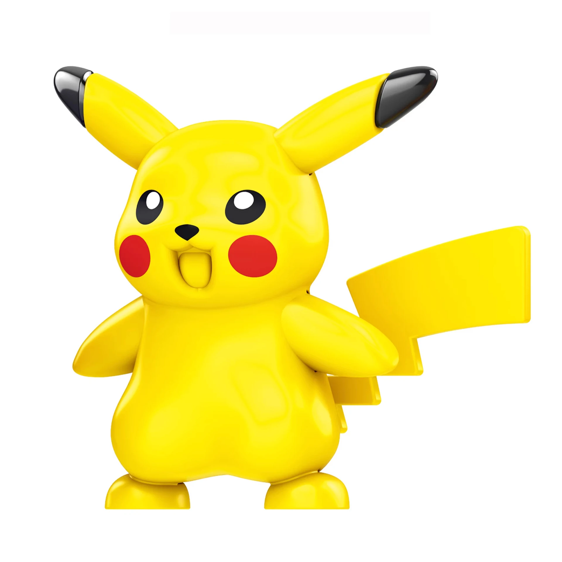 New Pikachu Alien Cartoon Doll Building Blocks Kawaii Mini Action Figure Head Assembly Toys Children\'s Educational Toys Gift