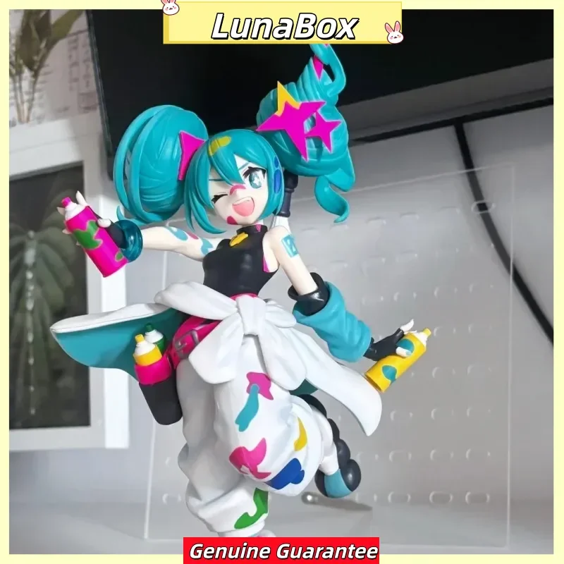 

Новая оригинальная фигурка Furyu Trio-Try-It Hatsune Miku Paint-Girl, аниме-фигурка, игрушка, модель из ПВХ, коллекционная фигурка, кукла, подарки на день рождения