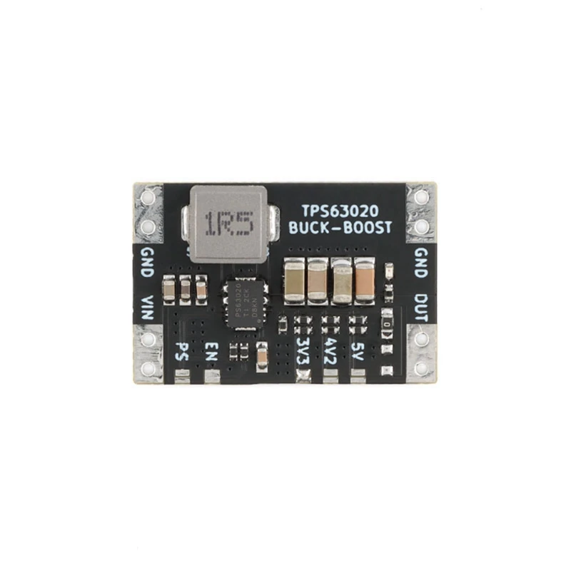 Bateria de lítio com USB, impulso automático Buck, Step Up Down Module, Microcontrolador Power, Low Ripple, fácil de usar, XL63020, TPS63020, 3.3V