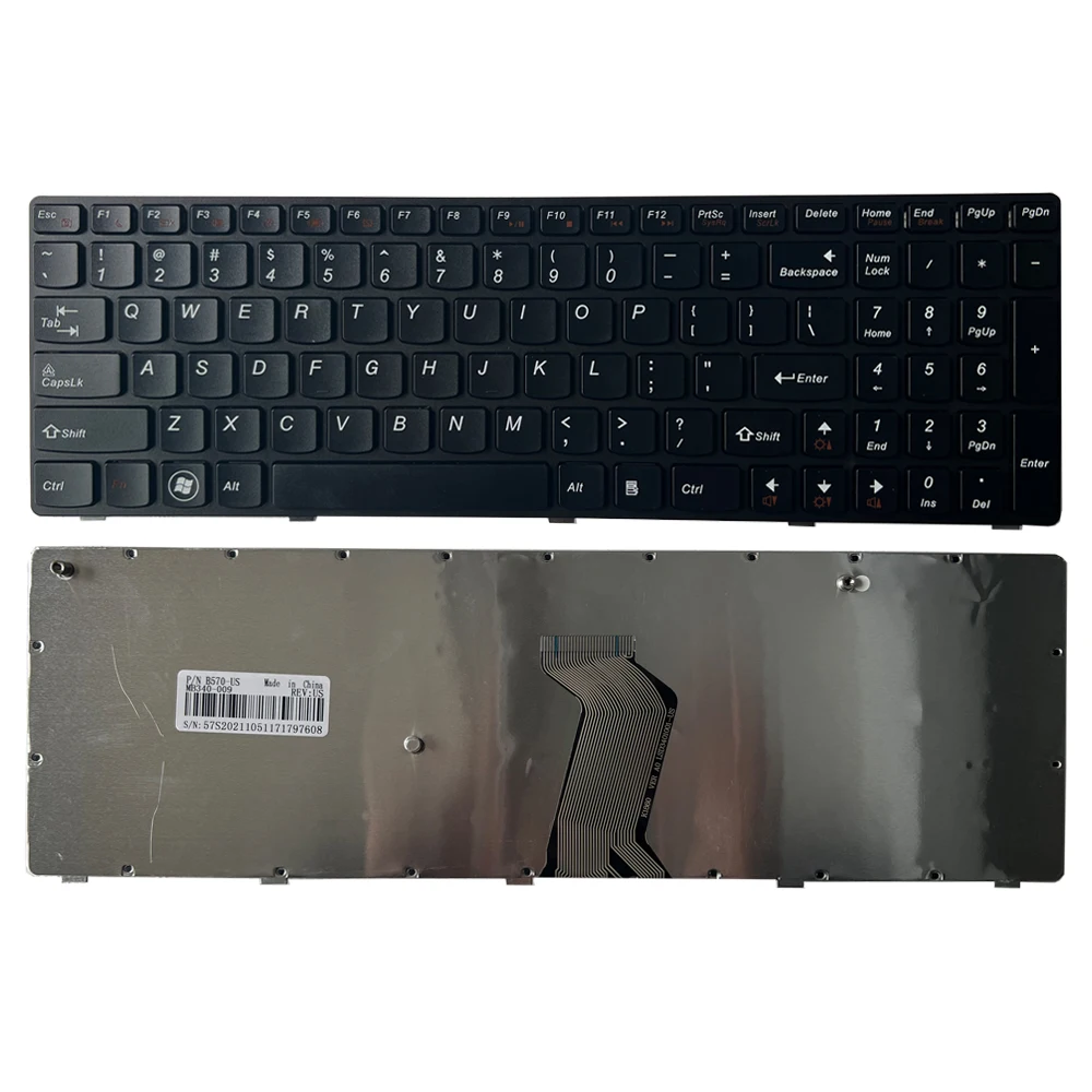 

New US Keyboard For Lenovo Ideapad V570 V570C V575 Z570 Z575 B570 B570A B570E V580 V580C B570G B575 B575A B575E B590 B590A Black