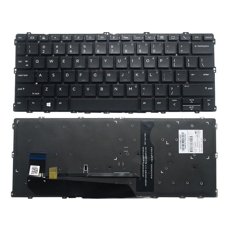 

US Backlit Laptop Keyboard For HP Elitebook X360 1030 G2 1030 G3 1030 G4 HSN-104C Q10C