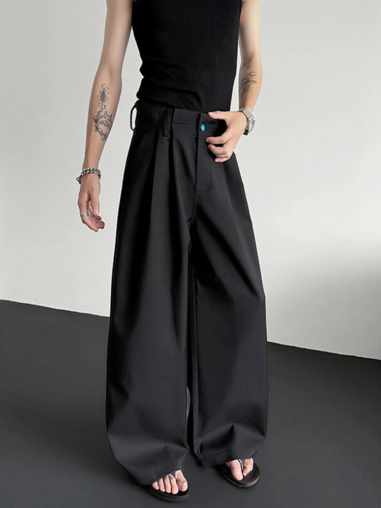 

Мужские повседневные брюки Cleanfit Briti Sle Straight Leg, цвета бирюзовый и черный, свободного кроя, длинные, для молодежи.