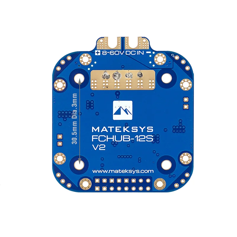 Matek System XCLASS PDB FCHUB-12S V2 Board 5V & 12V Output w/ Current Sensor 3-12S Lipo for RC Drone FPV Quadcopter Multicopter