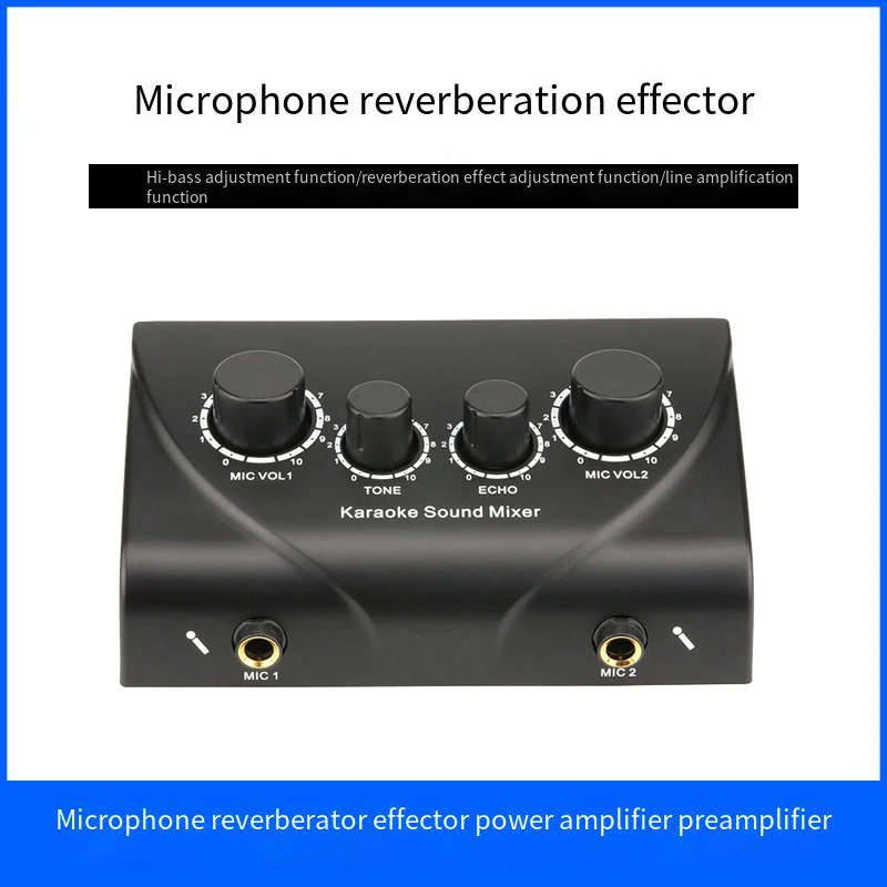 

Микшерный пульт для караоке с ревербератором и предусилителем для микрофона