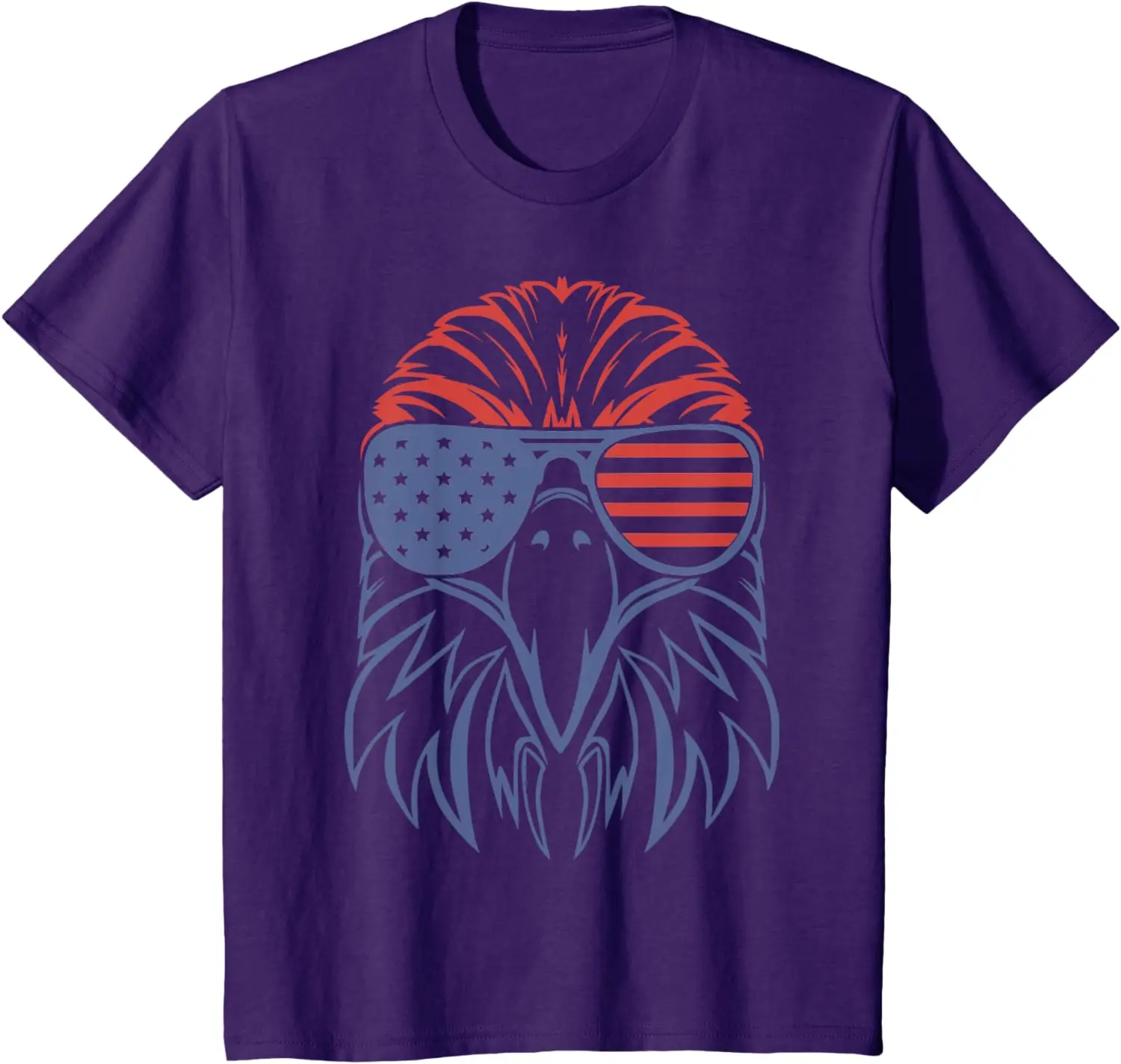 American Bald Eagle USA Flag Shirt 4th of July Eagle USA T-Shirt