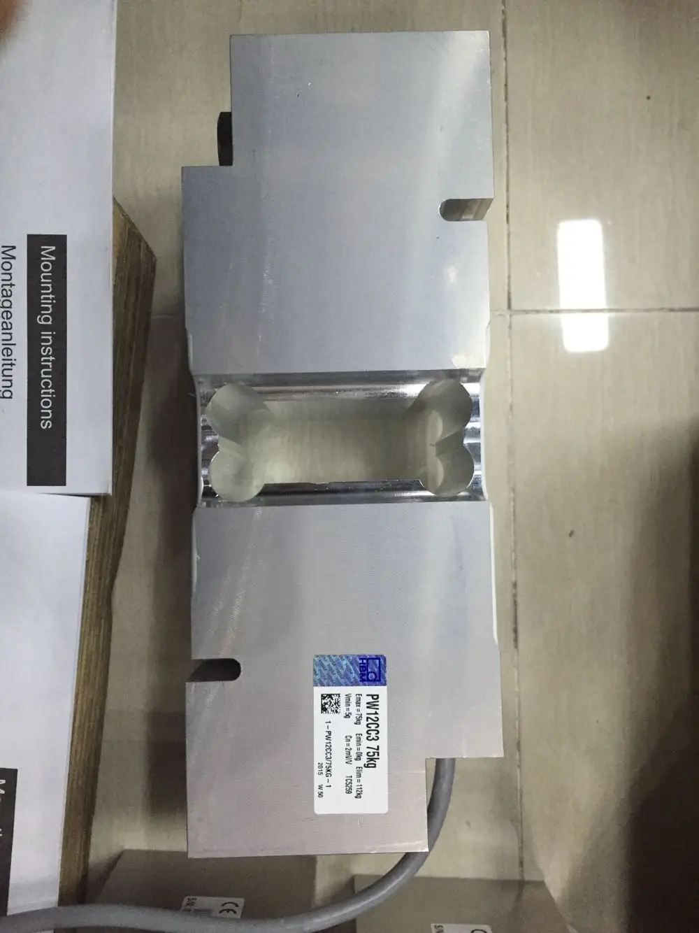 

тензодатчик 1 шт. HBM PW12CC3 / 75 кг