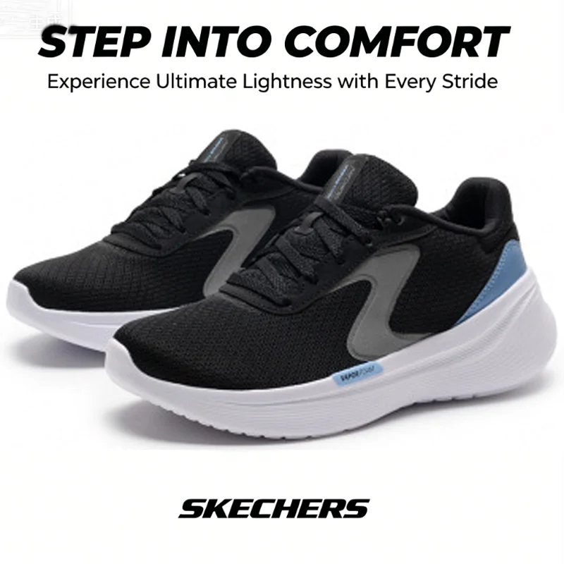 skechers-vapor-plus-women's-lace-up-casual-shoes-lightweight-wear-resistant-athletic-sneakers-150220-bklb