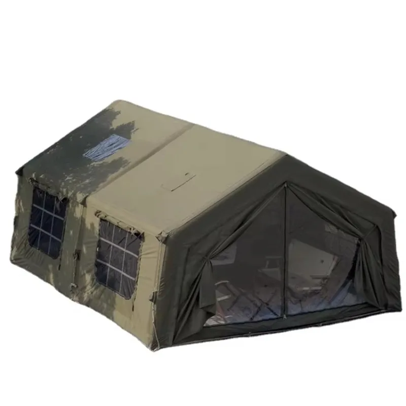 

2026 17,2 Дешевая зеленая роскошная надувная палатка для дома на 8-12 человек