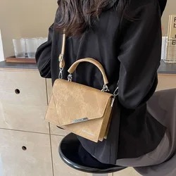 Simple Crossbody Bags Women All-match Designed Harajuku Ins Designed Korean Fashion Office Lady Handbags Bolsos Vintage Daily