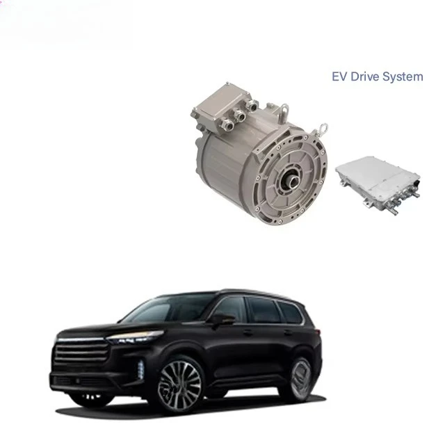 Above 300v Electric Vehicle Conversion Kit 3183/9000 Water Cooling AC Motor Motor Controller IP67 Hiace EV Kit for 4.5 Ton Car