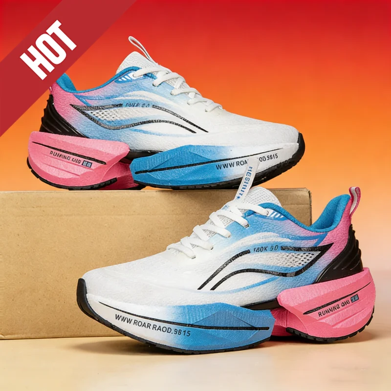 Sportschuhe Marathon Carbon Board Herren Laufschuhe Luftkissen Atmungsaktiv Leichtgewicht Damen Komfortable Athletische Trainingsschuhe