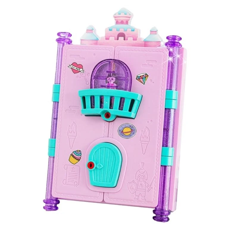 Y4QA Girls Diary Toy with Lock and Key Set Includes Notebook Staionery Accessory