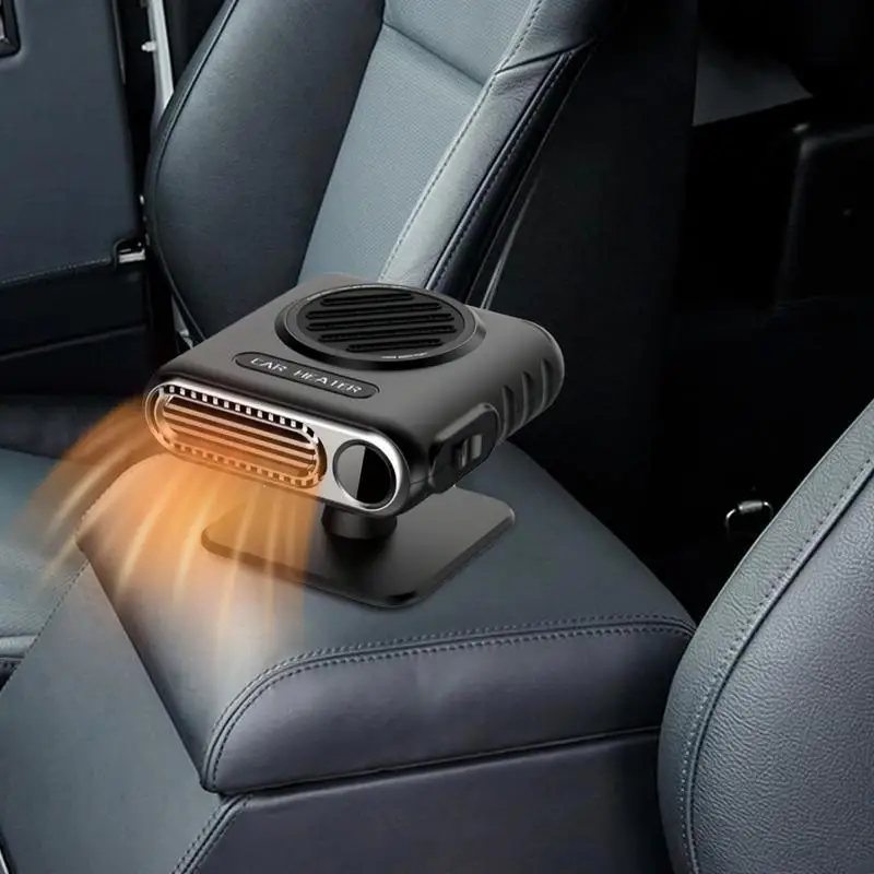 Portable Car Heater 12V Electric Heating Fan Electric Heater Fan Windshield Defogging Demister Defroster Automobile supplies