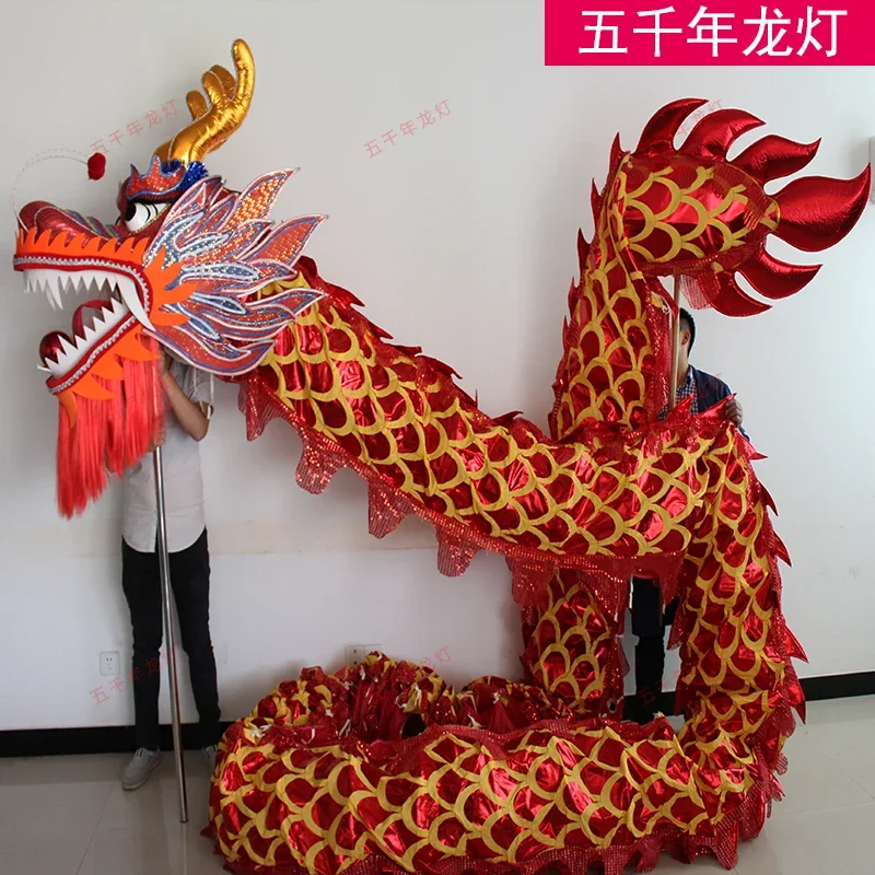 Chinesisches Neujahr führte Drachen tanz Kostüm Drachen-und Löwen tanz