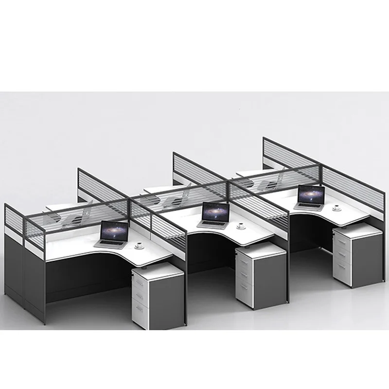 Best Selling Furniture Office Table Modern Desk Office for Staff With Customized Size Based on Office Size