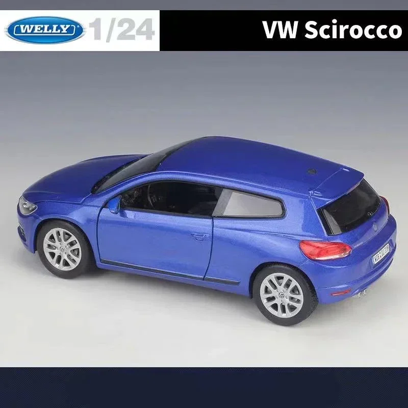 WELLY 1:24 VW Scirocco Sports Car Simulation Alloy Car Model  - Suitable for Children's Toys and Collections