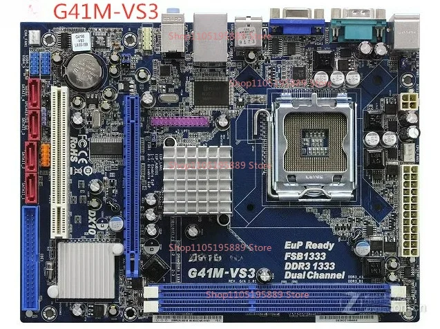 

G41M-VS/VS2/S for ASRock G41M-VS3 G41 Integrated Display Main Board 775 Pins DDR3 Memory with IDE