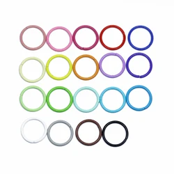 100pcs/lot Colorful Open Circle Jump Rings Split Ring Necklace Bracelet Earring Pendant Connectors DIY Making Accessories