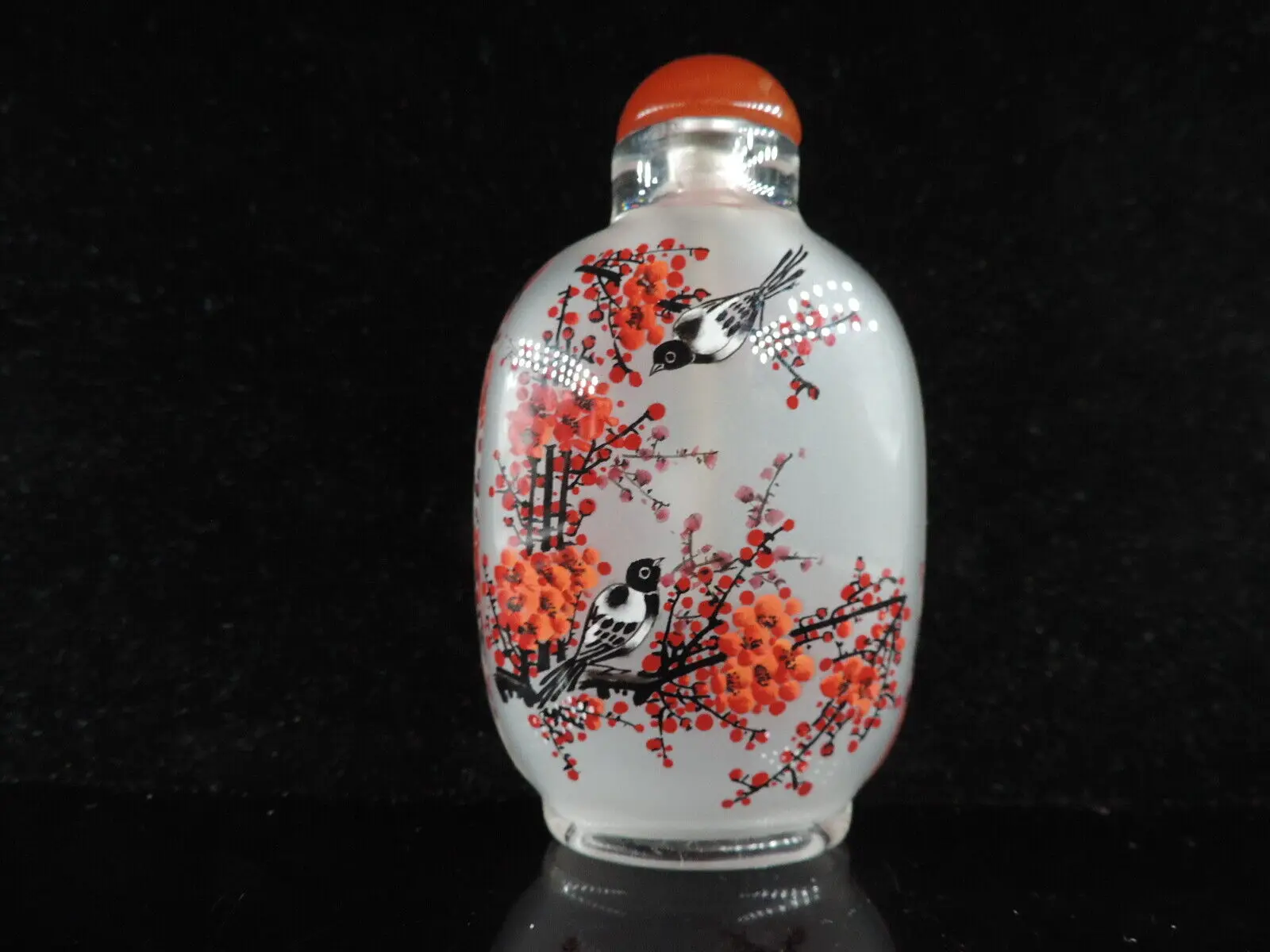 Chinese Exquisite Inside Painted Peking Glass Snuff Bottle